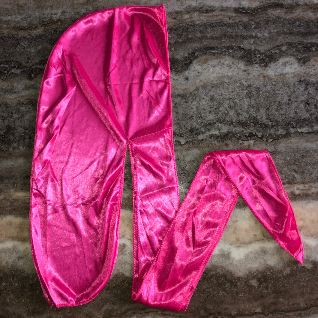 Hot Pink Silky Durag