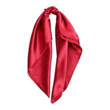 Load image into Gallery viewer, Burgundy Satin Headscarf
