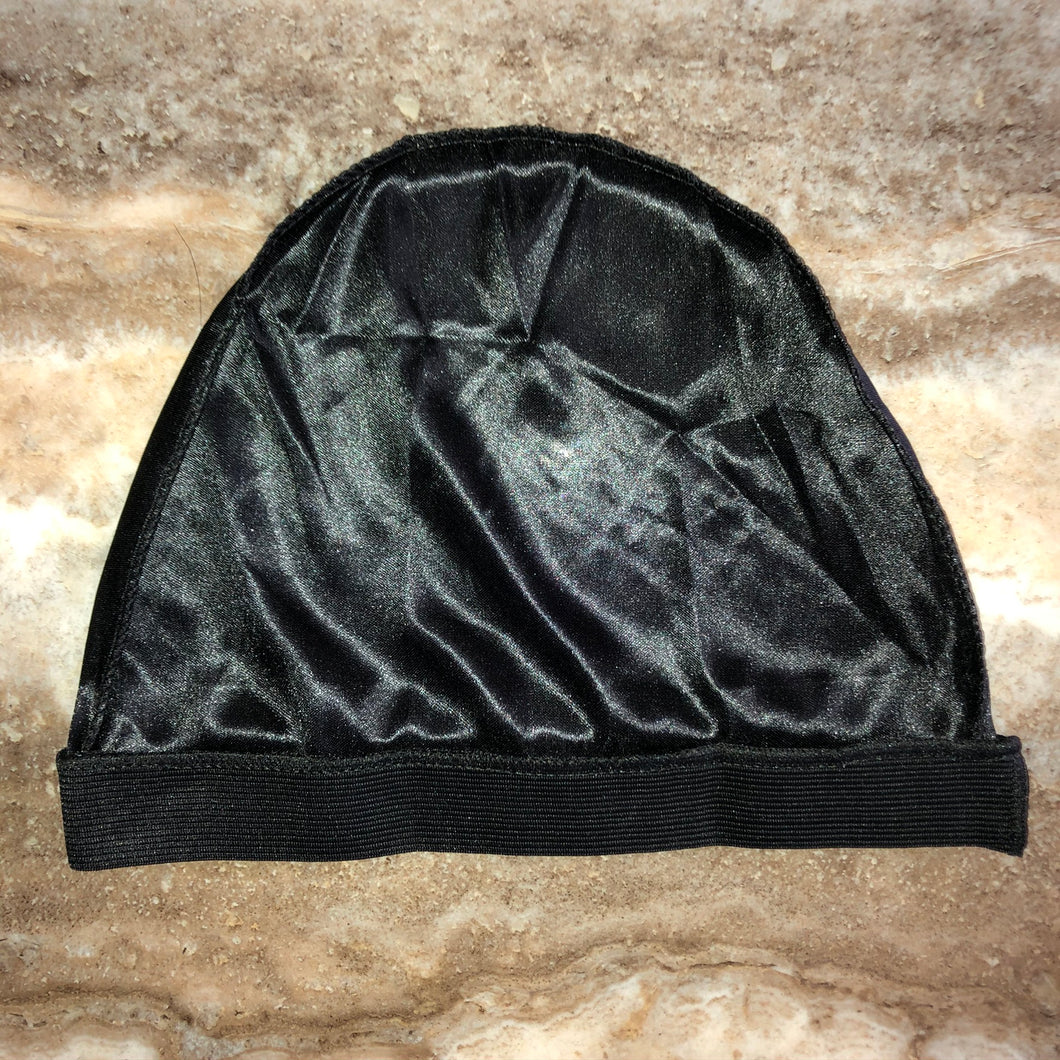 Black Silky Wave Cap