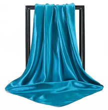 Load image into Gallery viewer, Large Turquoise Scarf
