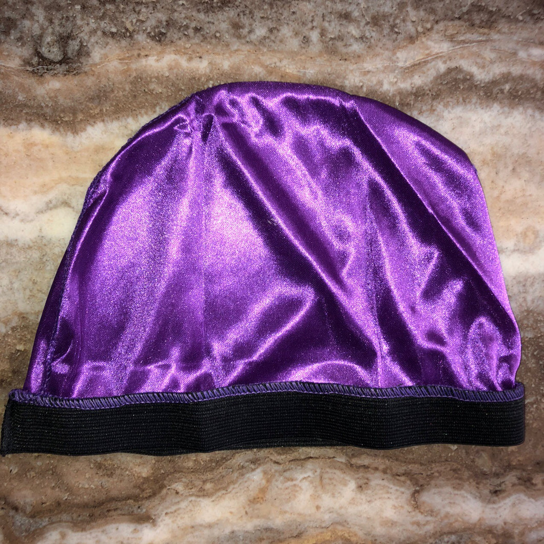 Purple Silky Wave Cap