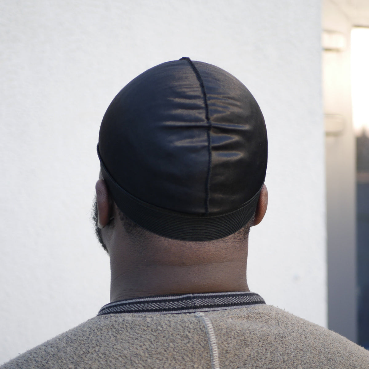 Black Silky Wave Cap – Crown Deluxe